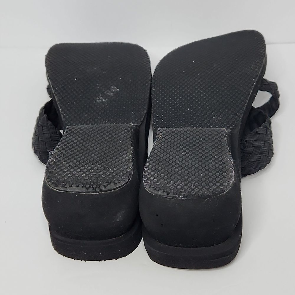 Sketcher's yoga foam platform heel wedge sandals - Picture 6 of 7